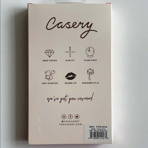 Casey Leopard print iPhone 7+/8+ Case - Picture 2 of 5